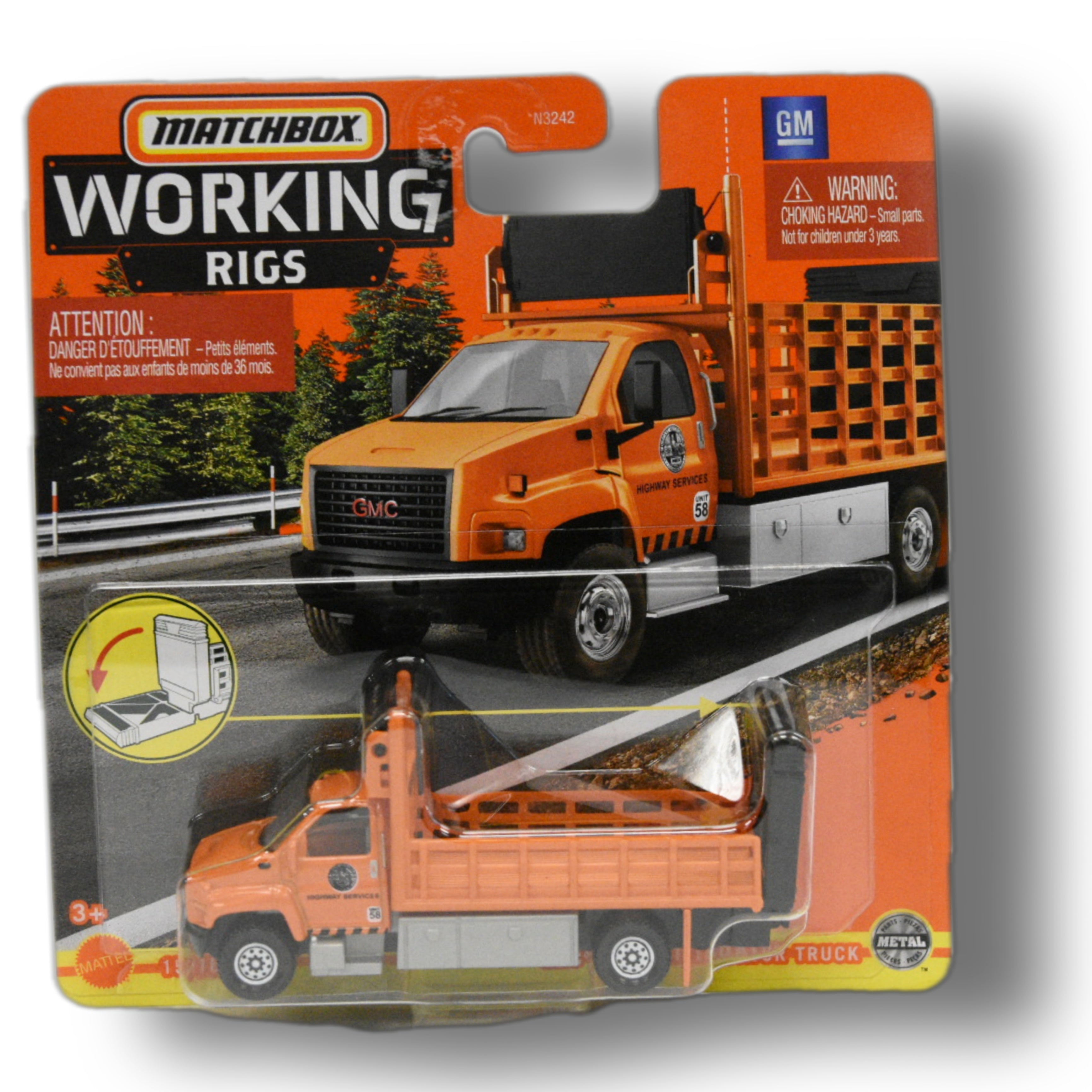 Matchbook Working Rigs 3500 Attenuator Truck – Riddles 4 Kidz